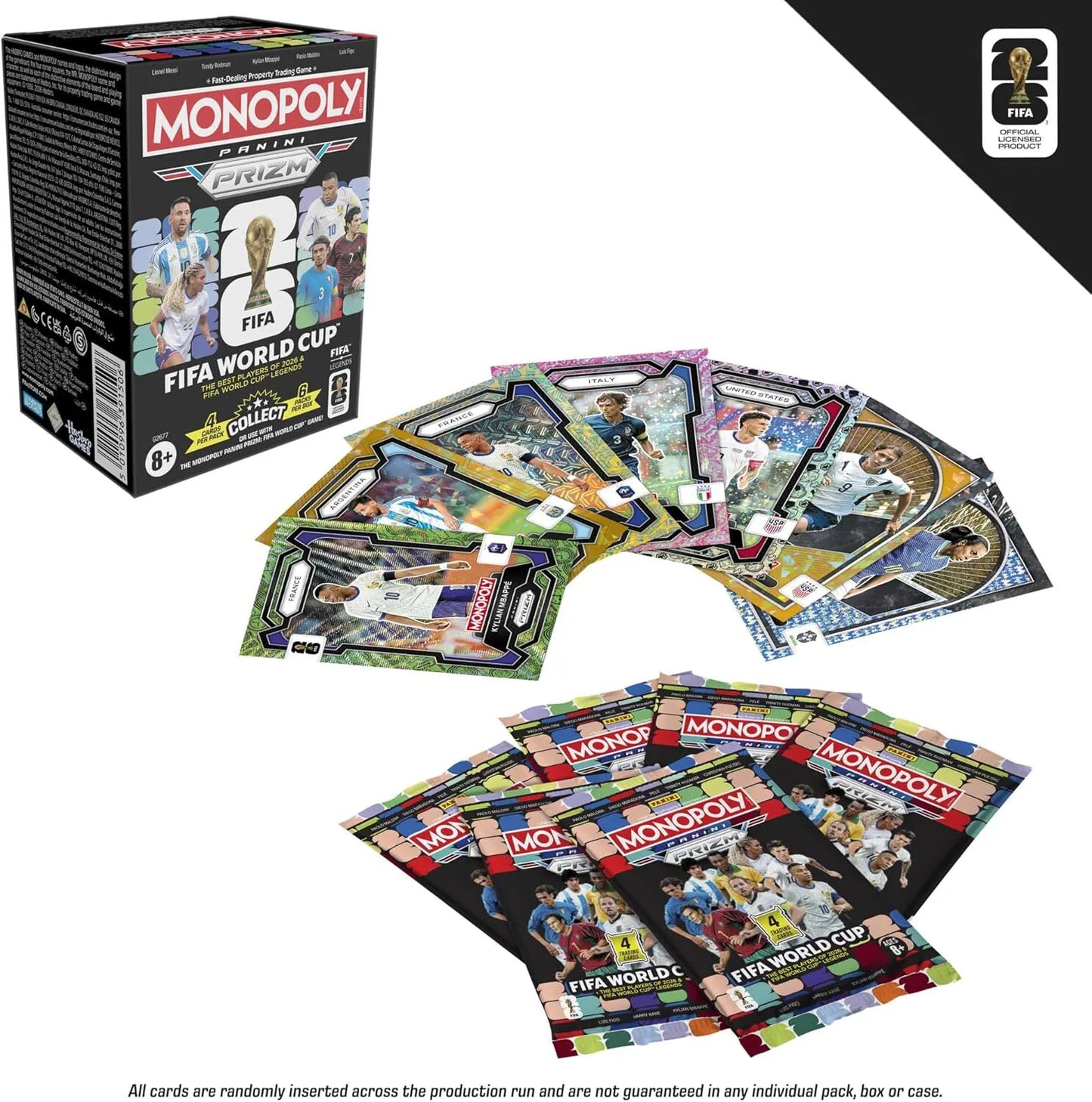 2026 Panini Prizm Monopoly FIFA World Cup Soccer Blaster Box