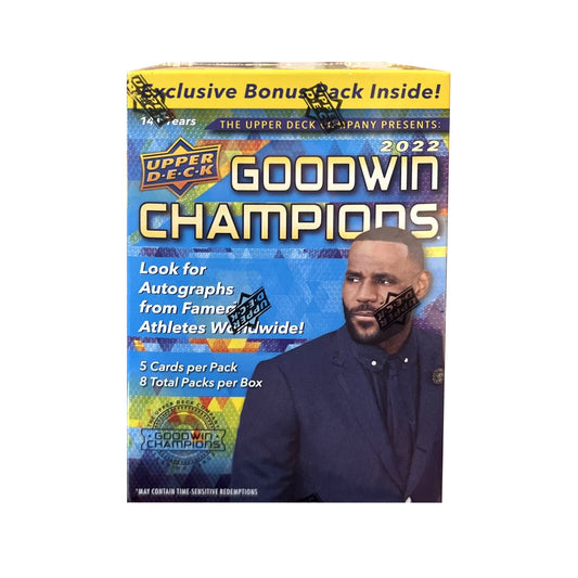 2022 Upper Deck Goodwin Champions Blaster Box