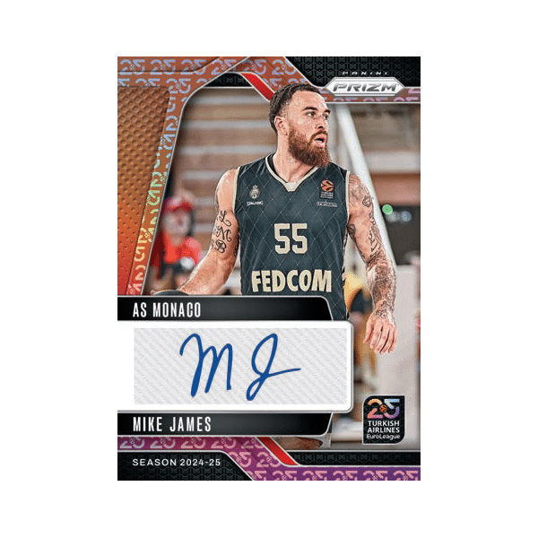2024-25 Panini Prizm Turkish Airlines EuroLeague Basketball Blaster Box