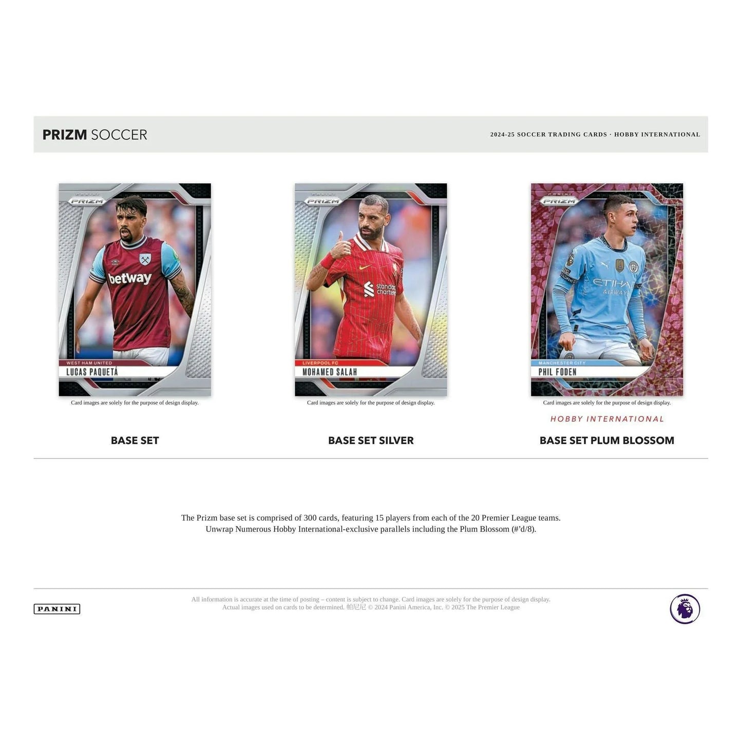 2024-25 Panini Prizm Soccer EPL English Premier League Hobby Box INTERNATIONAL