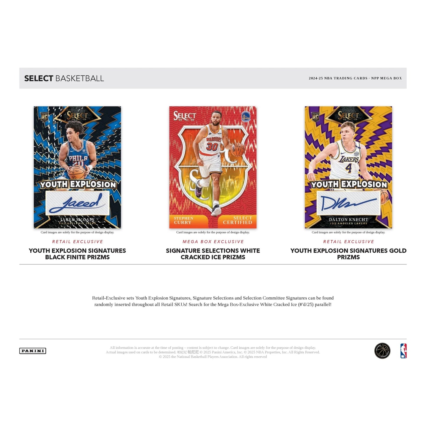2024-25 Panini Select NBA Basketball Mega Box
