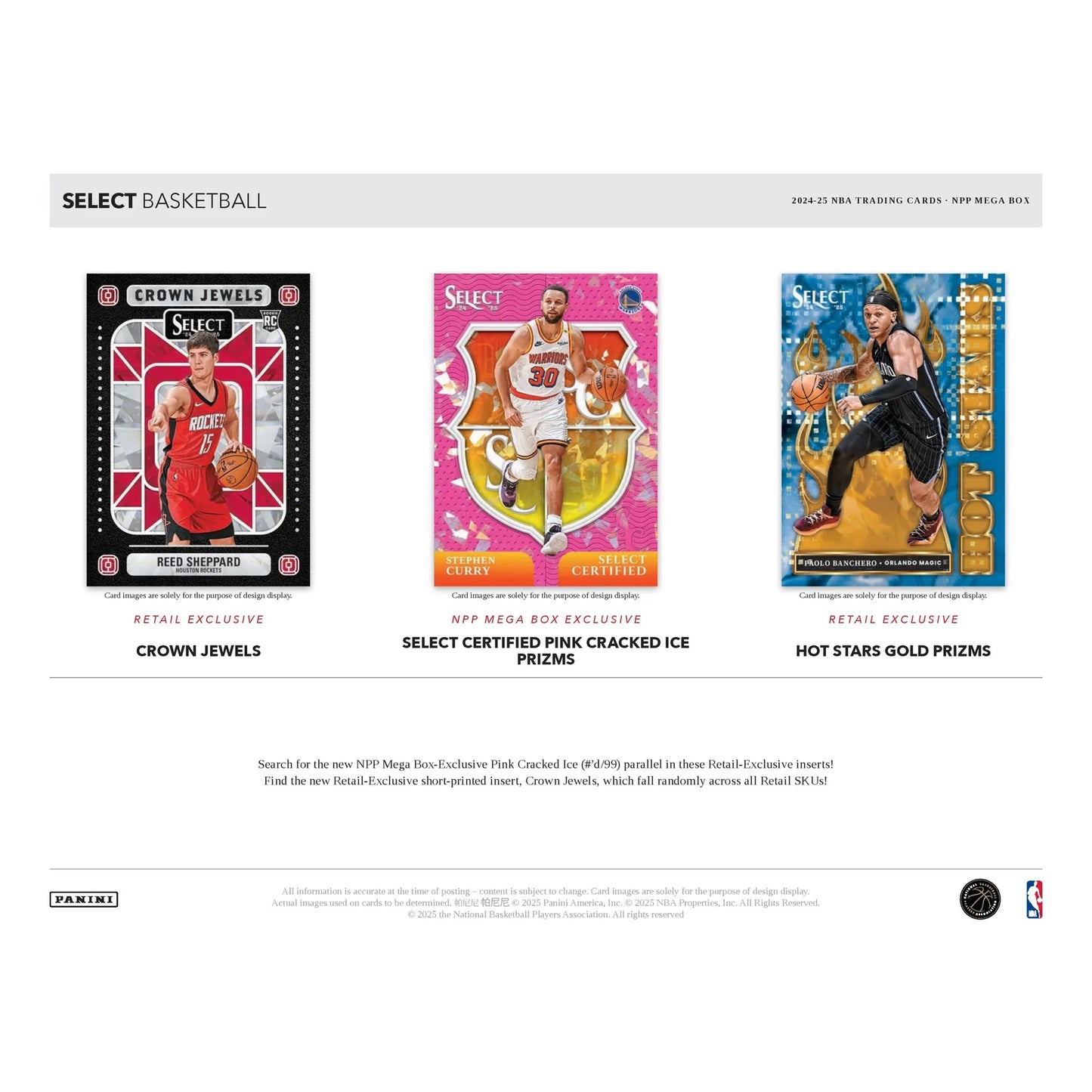 2024-25 Panini Select NBA Basketball Mega Box