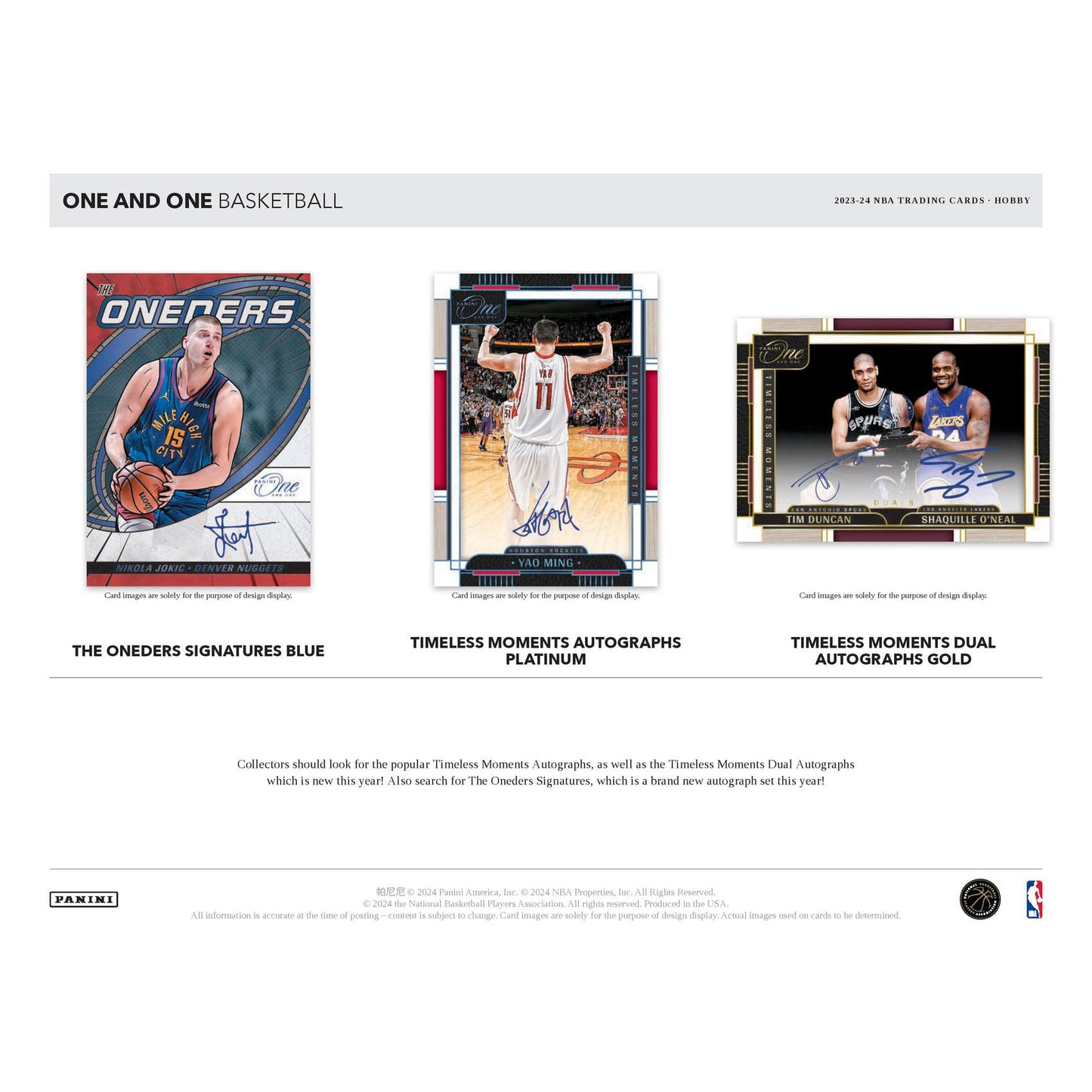 2023-24 Panini ONE & ONE Basketball Sealed Box
