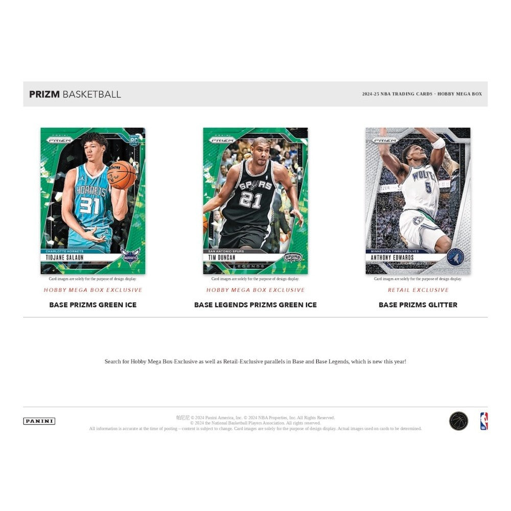 2024/25 Panini Prizm Basketball Hobby Mega Box