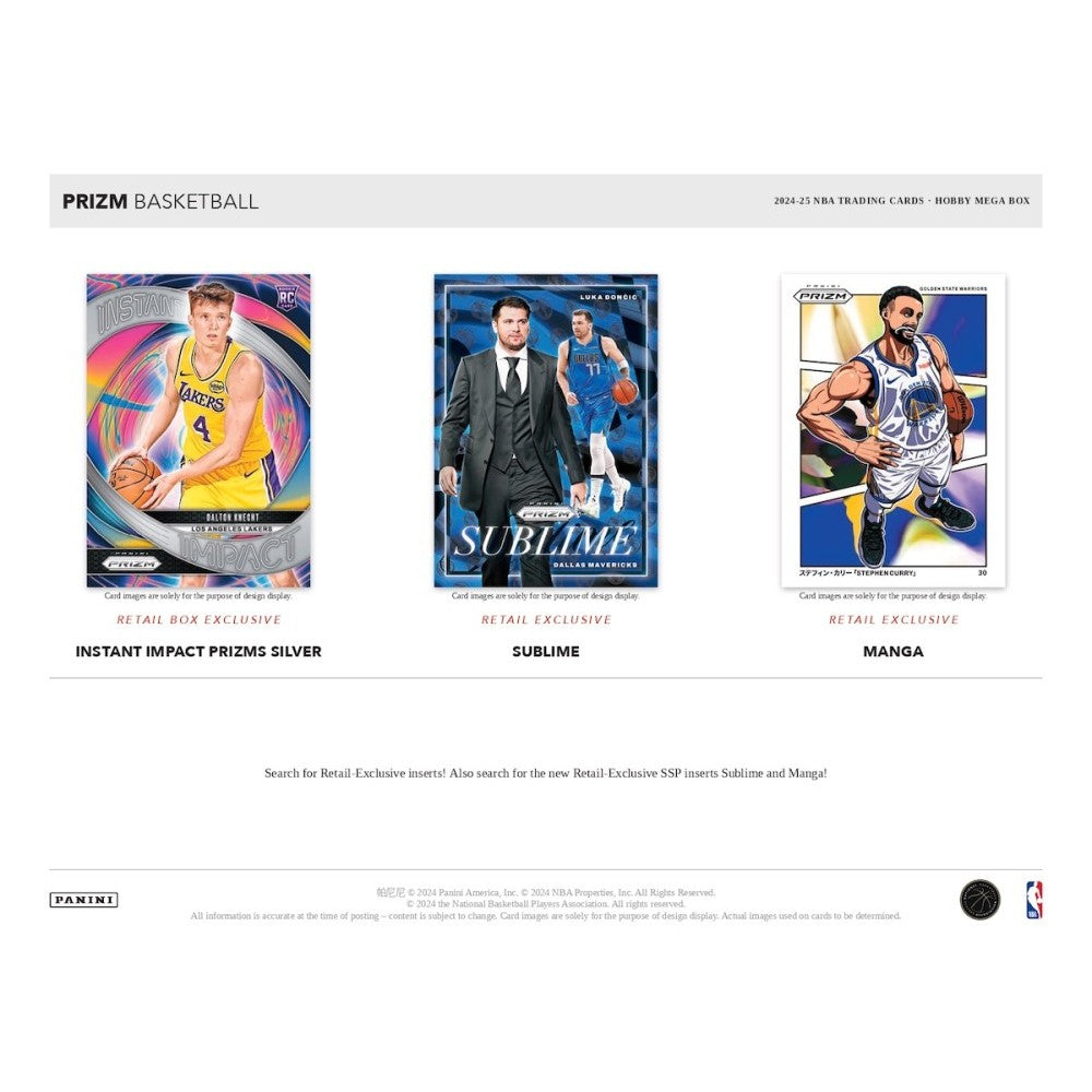 2024/25 Panini Prizm Basketball Hobby Mega Box