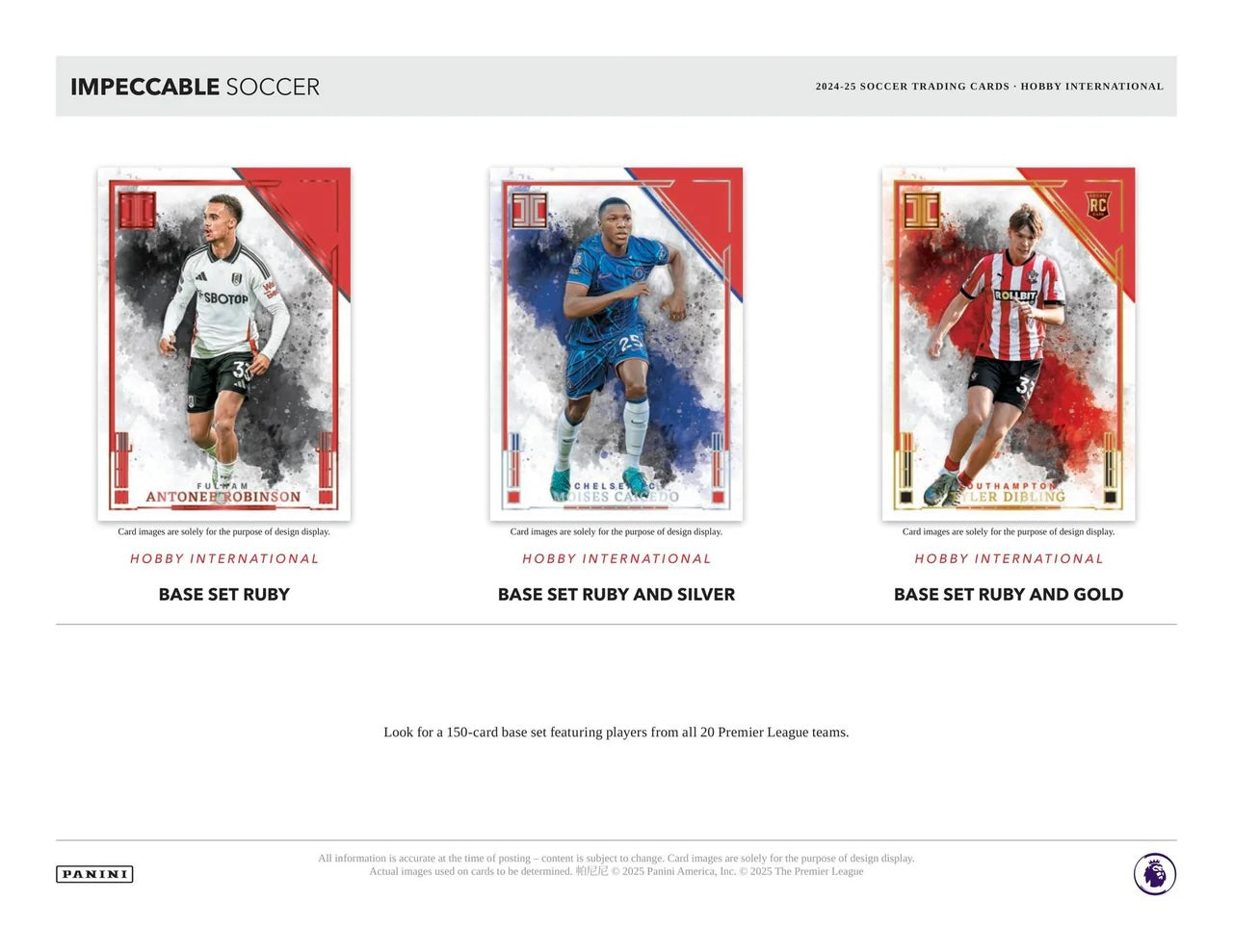 2024-25 Panini Impeccable Soccer INTERNATIONAL Hobby Box