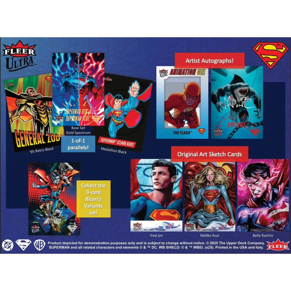 2025 Upper Deck Fleer Ultra Superman - Hobby Box