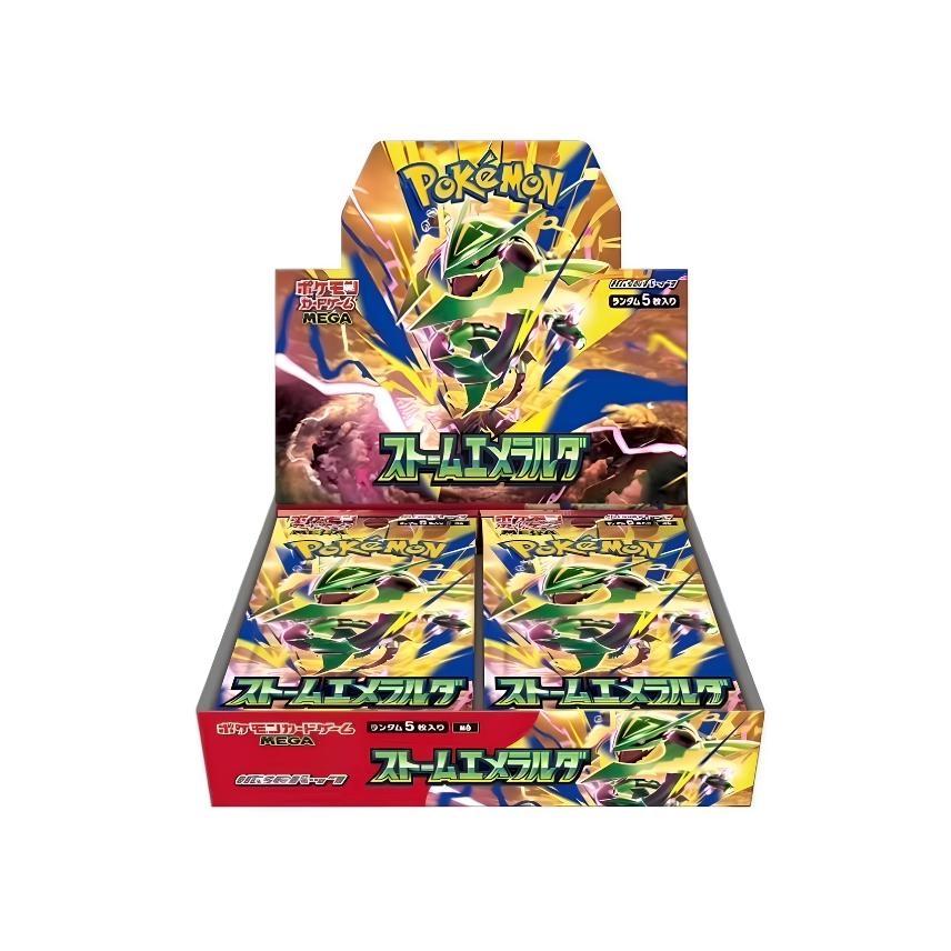 Pokemon Japanese MEGA M6 Storm Emeralda booster box