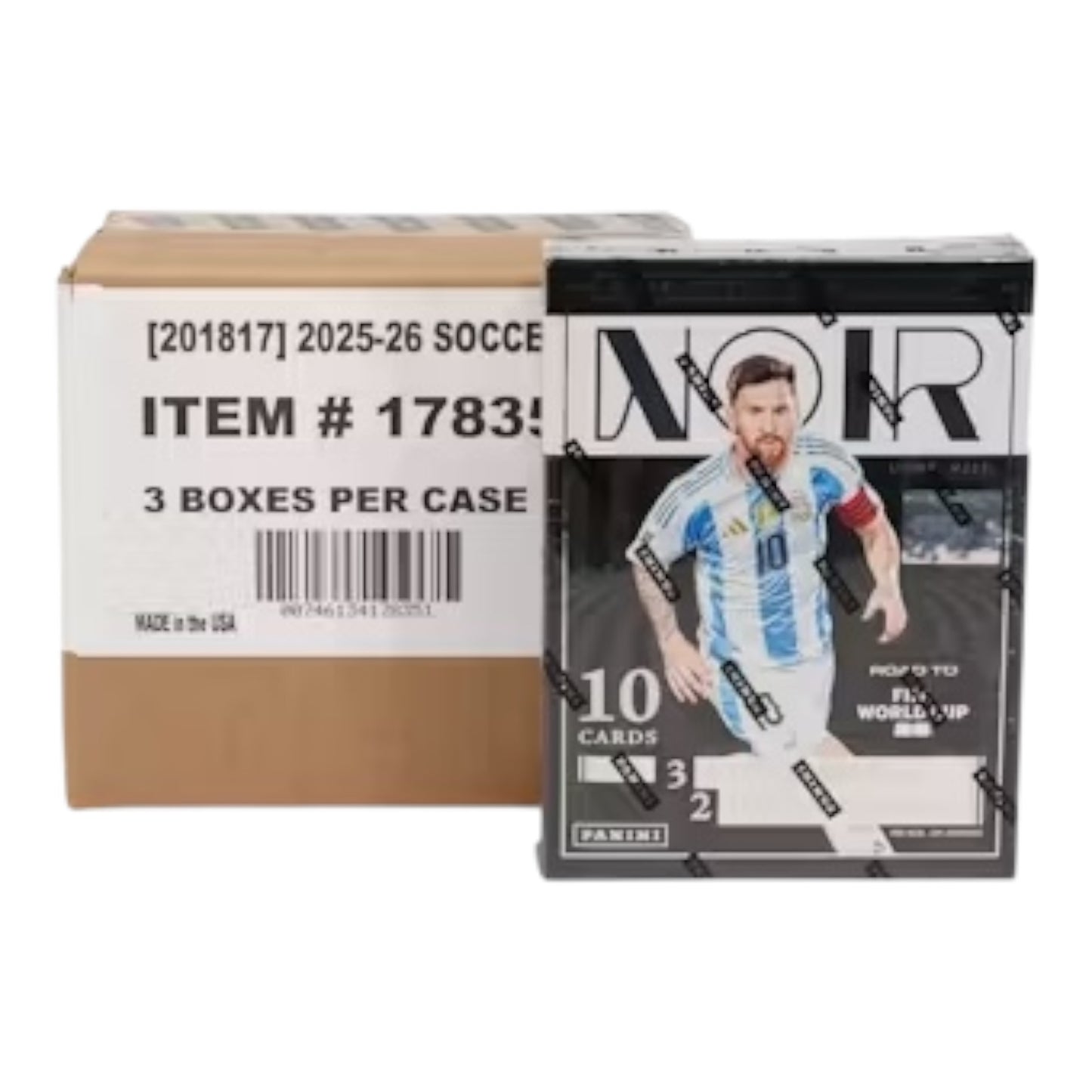 2026 Panini Noir Road To World Cup Hobby Factory Sealed Case
