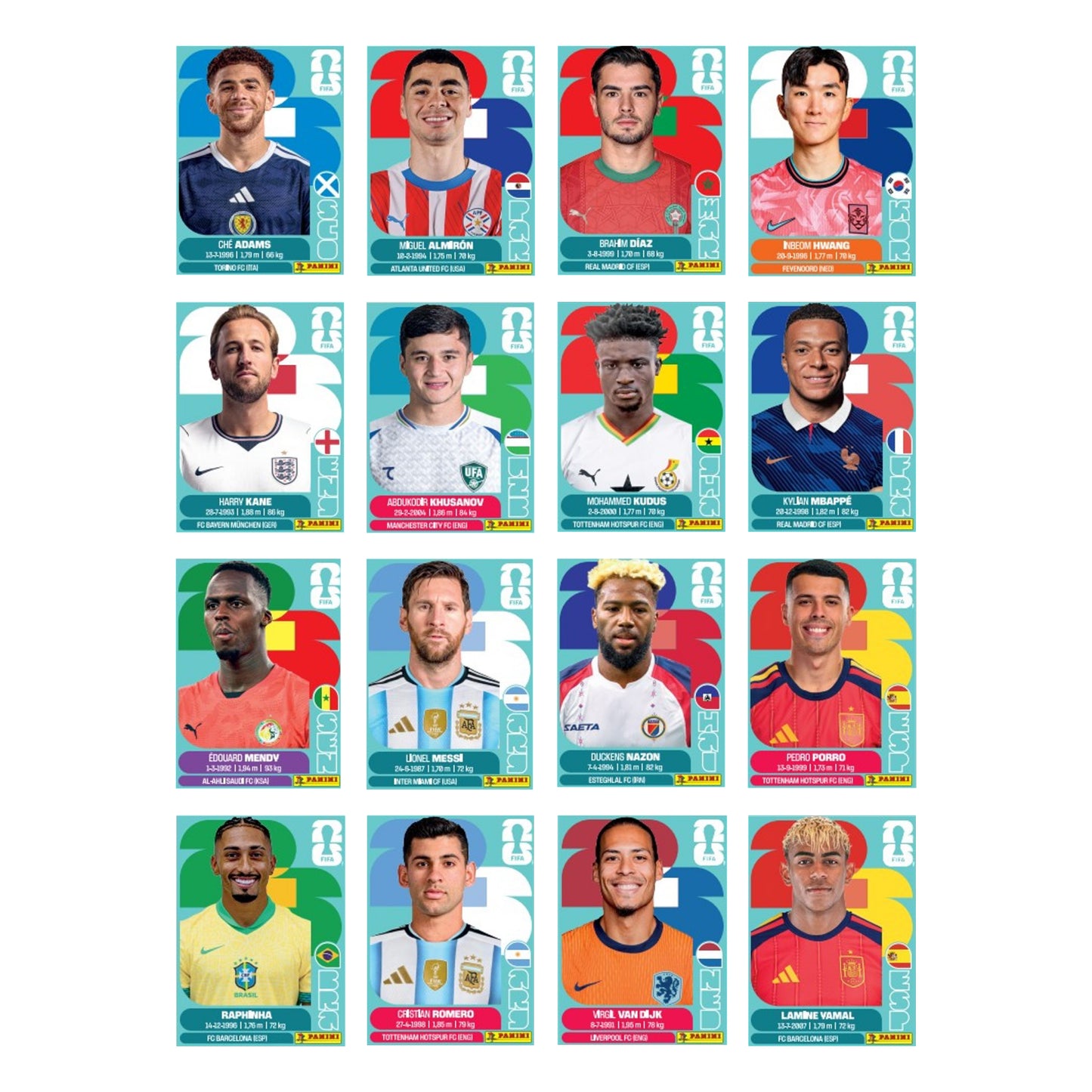 2026 Panini FIFA World Cup Soccer Soccer Sticker Pocket Tins
