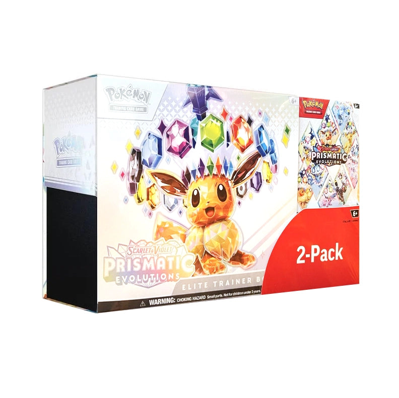 POKEMON English Scarlet & Violet: Prismatic Evolution Elite Trainer Box + Booster Bundle