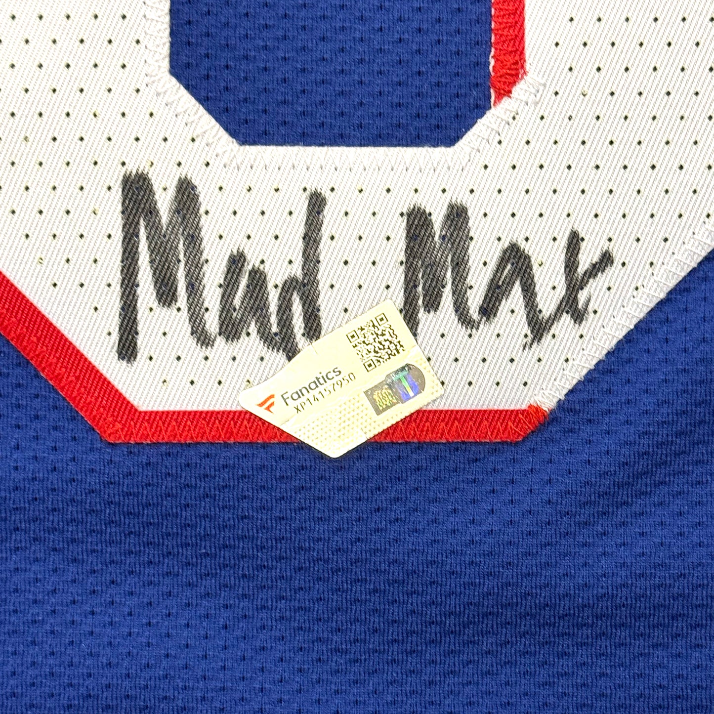 Tyrese Maxey Philadelphia 76ers Fanatics Authentic Autographed Nike Jersey - Navy Icon Edition with "Mad Max" Inscription