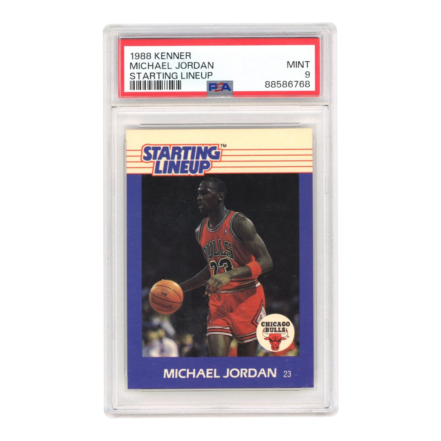 Michael Jordan 1988 Kenner Starting Line Up PSA 9