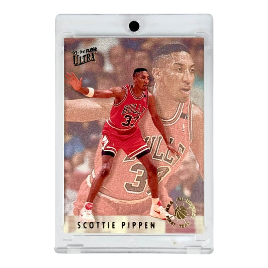 Scottie Pippen 1993 FLeer Ultra NBA All Defense 1st Team #4