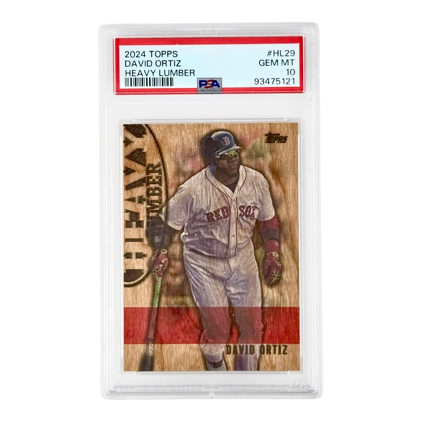 David Ortiz 2024 Topps Heavy Lumber #HL29 PSA 10