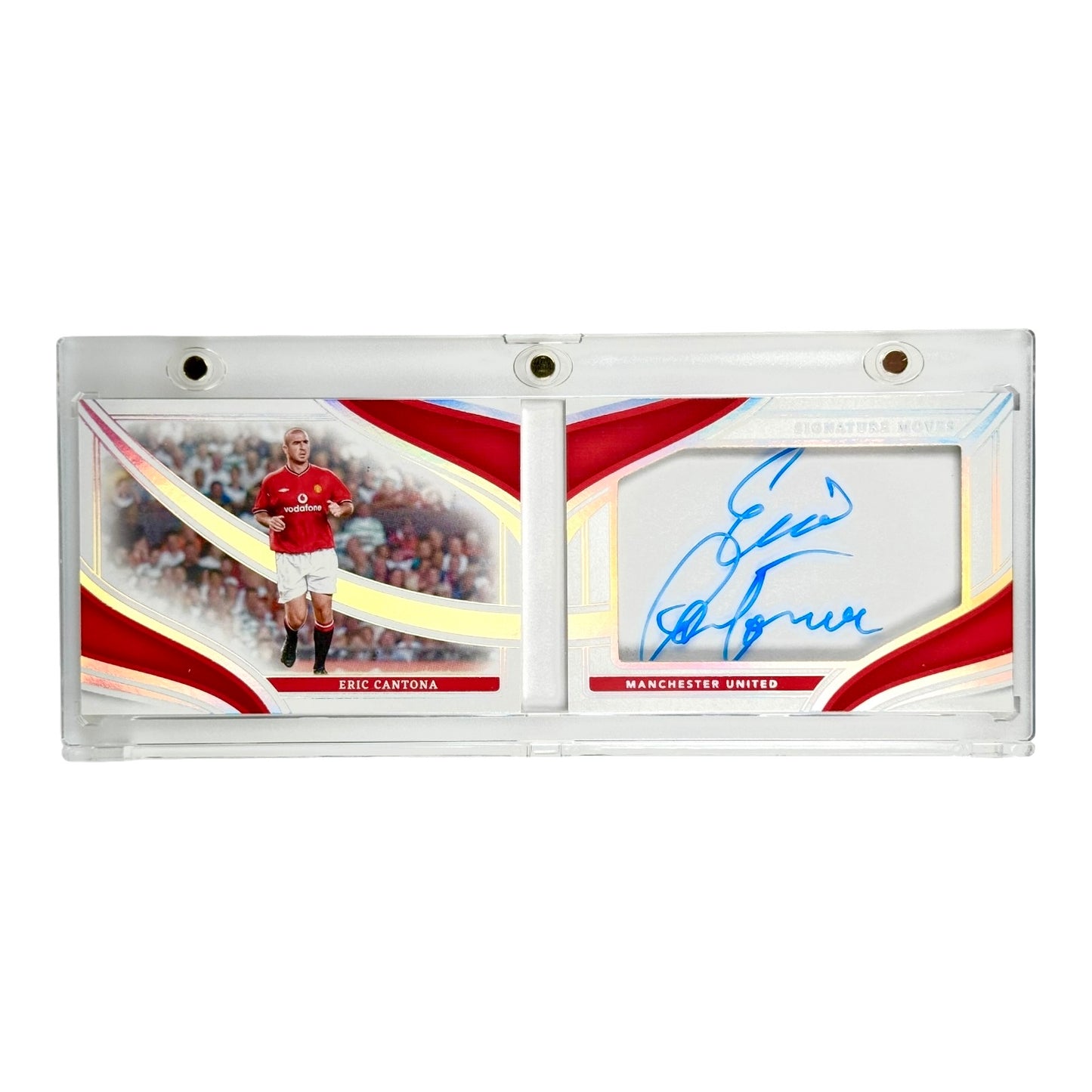 Eric Cantona 2023-24 Immaculate Signature Moves Booklet Auto 77/99 #SMA-EC