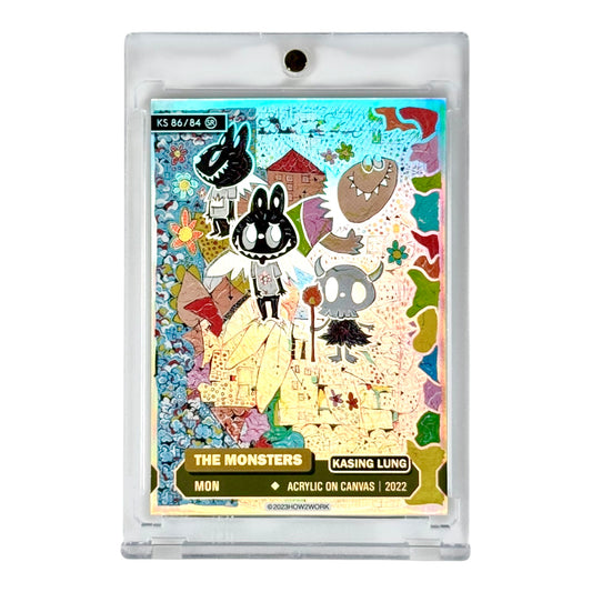 Labubu 2023 How2work The Monster Series 2 Trading Card Foil Print Sketch #86 SR