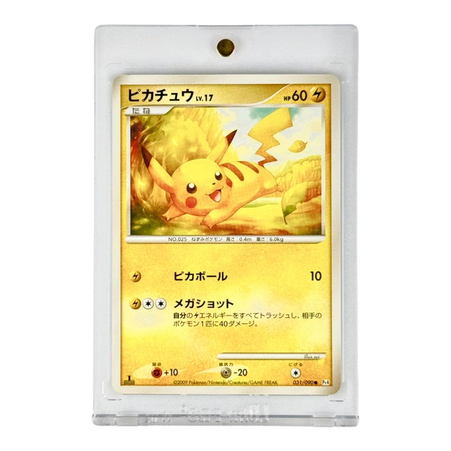 Pikachu 2009 Pokemon Japanese #031