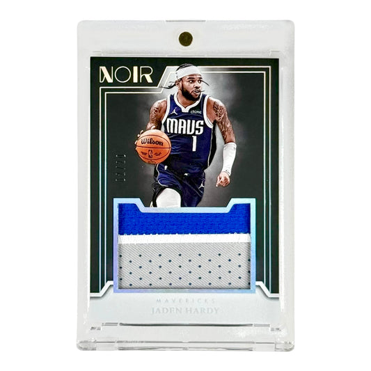 Jaden Hardy 2024-25 Noir Jumbo Patch 3 Color Game Worn 02/20 #JM-HRD