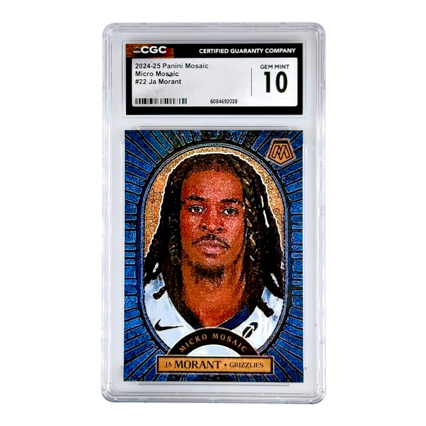 Ja Morant 2024-25 Mosaic Micro Mosaic #22 CGC 10