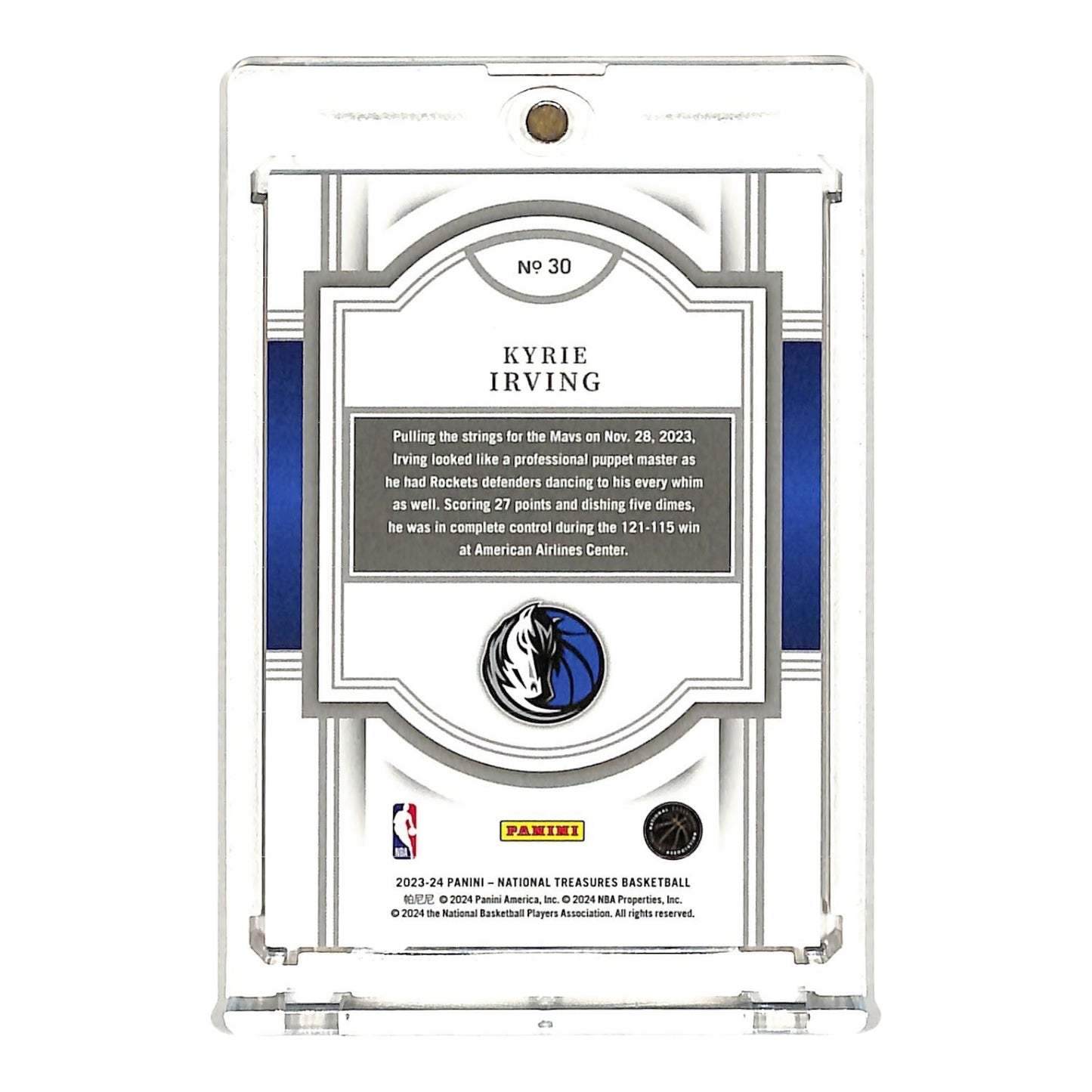 Kyrie Irving 2023-24 National Treasures 53/99 #30