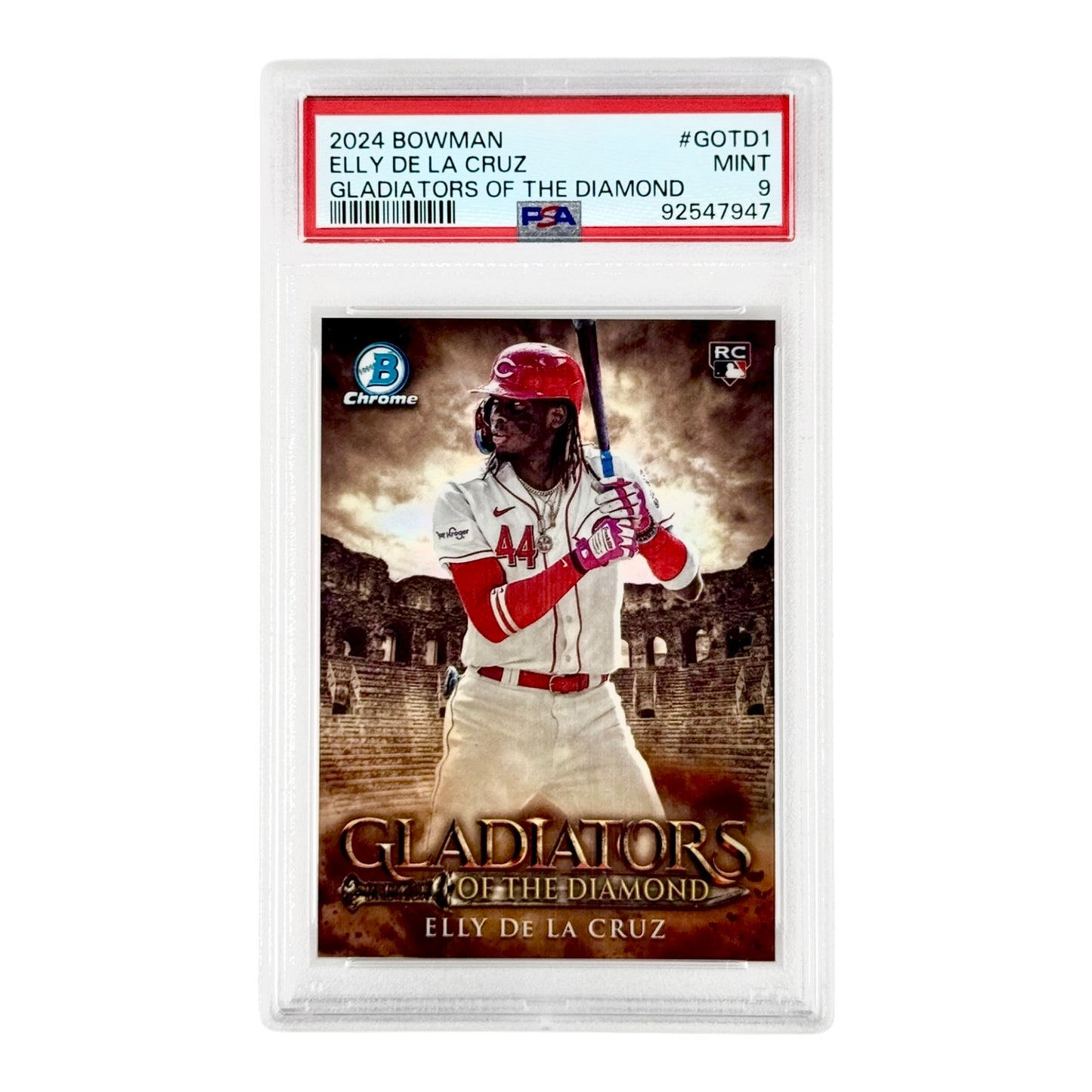 Elly De La Cruz 2024 Bowman Gladiators of the Diamond Rookie RC #GOTD1 PSA 9