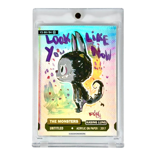 Labubu 2023 How2work The Monster Series 2 Trading Card Foil Print Sketch #88 SR