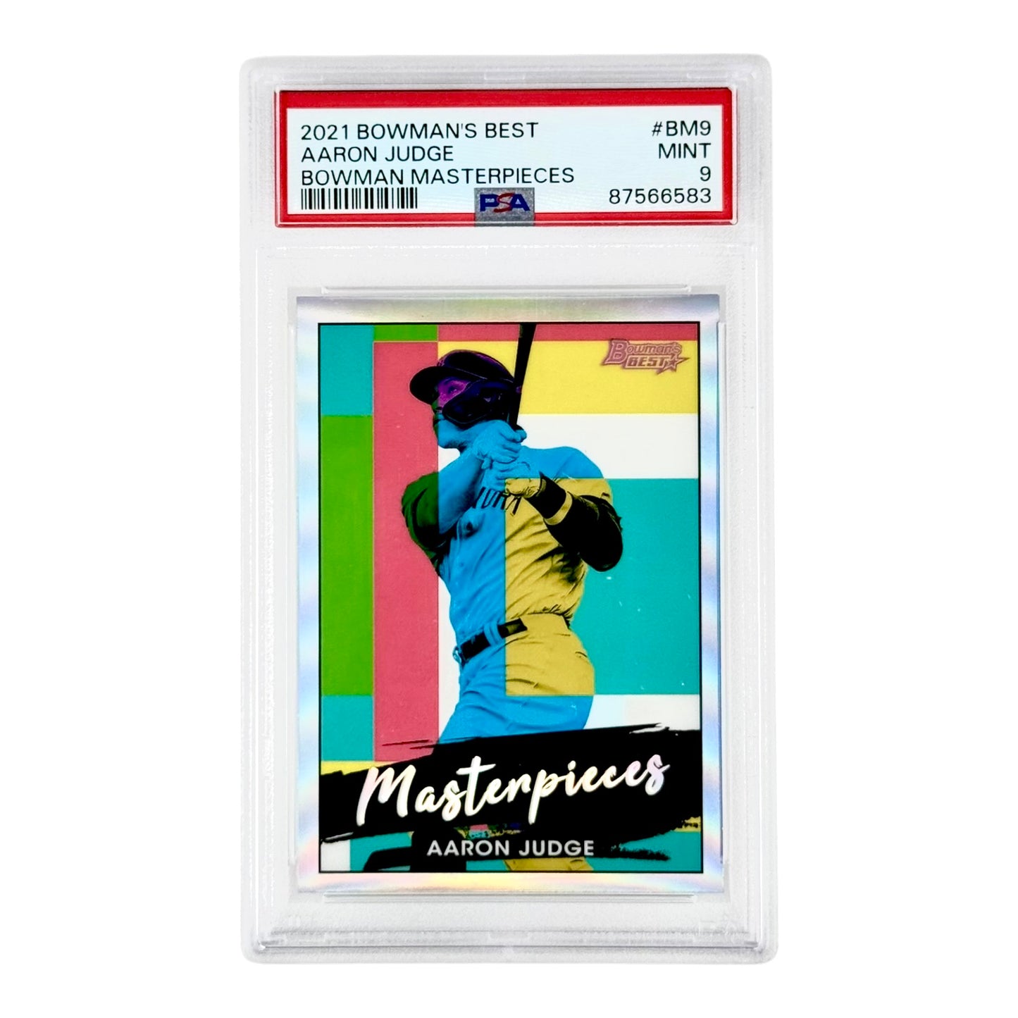 Aaron Judge 2021 Bowman's Best Masterpieces #BM9 PSA 9