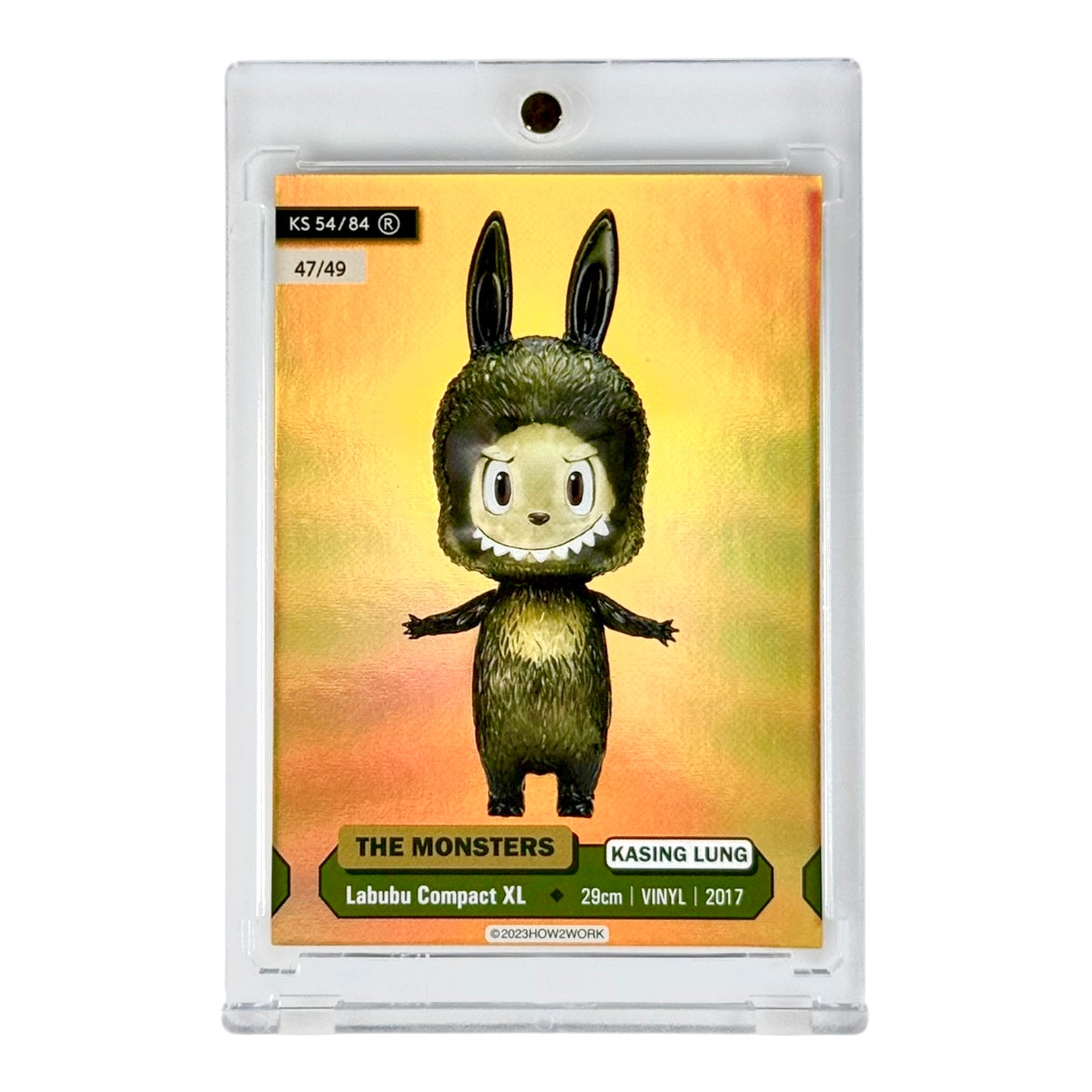 Labubu 2023 How2work The Monster Series 2 Trading Card Foil 47/49 #54