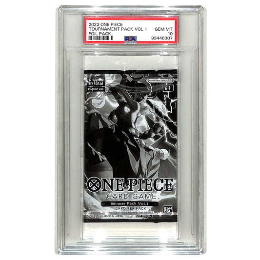 2022 One Piece Tournament Winner Pack Vol 1 Sealed Pack Promo Yamato Cover PSA 10