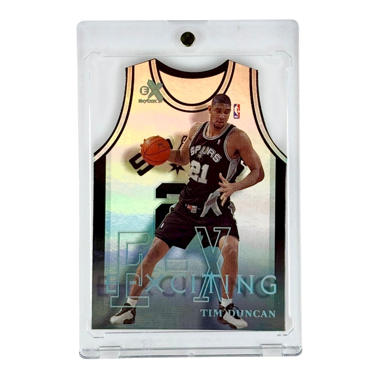 Tim Duncan 2000 Skybox Fleer EX #7 XCT