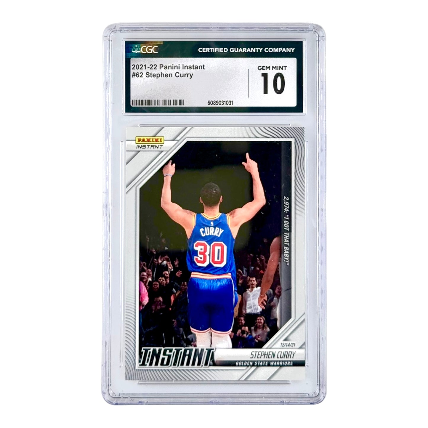 Stephen Curry 2021-22 Panini Instant #62 CGC 10