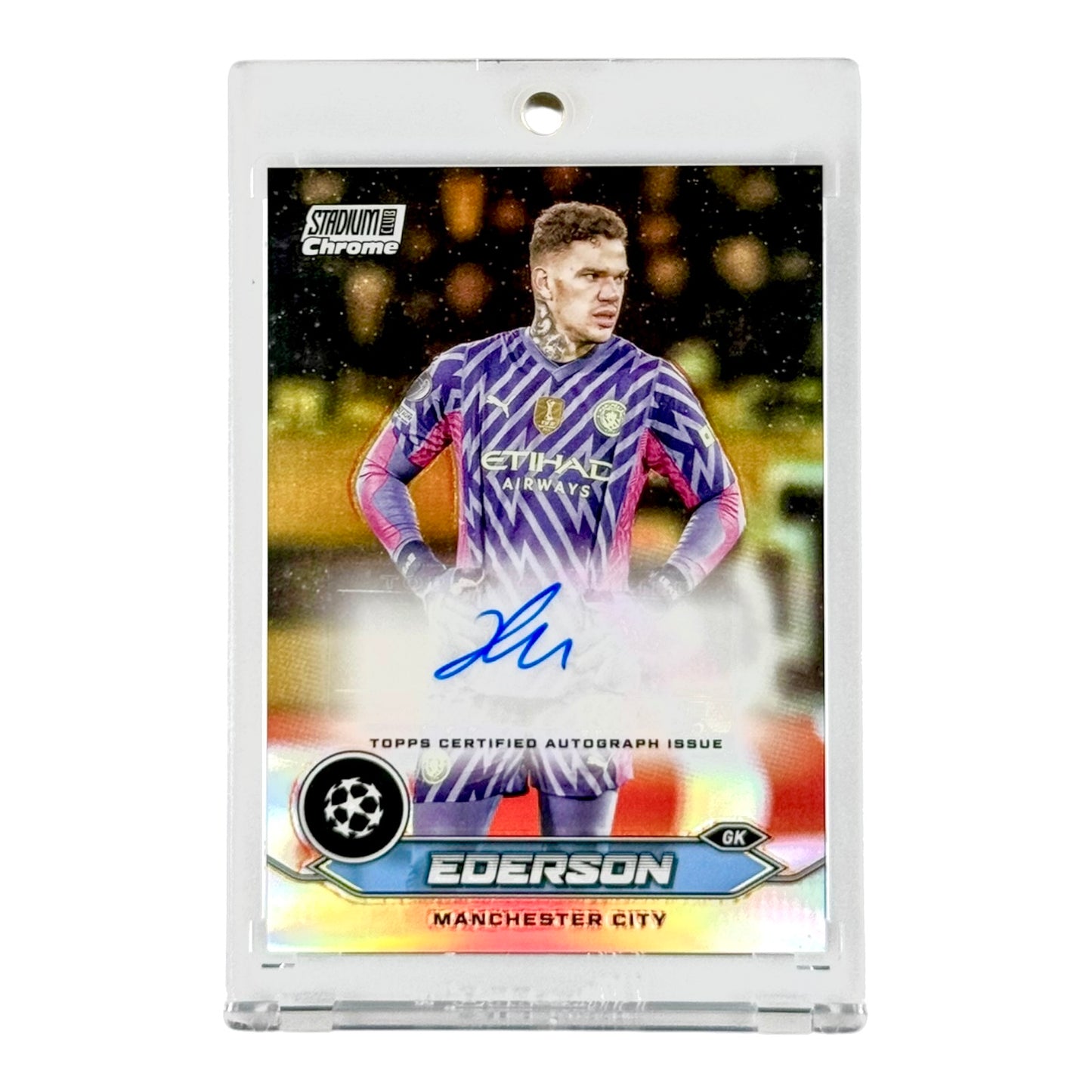 Ederson 2024 Topps Chrome Stadium Auto #CA-ED
