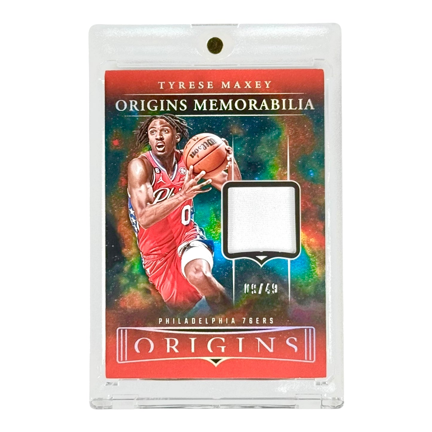 Tyrese Maxey 2023-24 Origins Game Worn Jersey Memorabilia 09/49 #OM-MAX