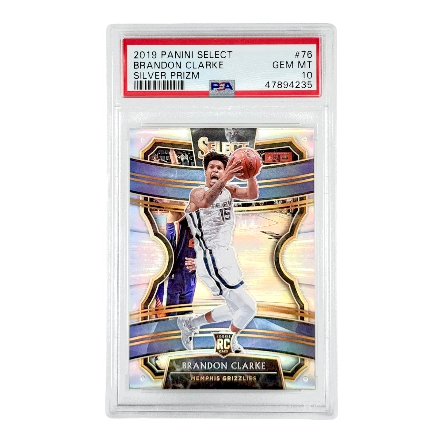 Brandon Clarke 2019-20 Panini Select Silver #76 PSA 10