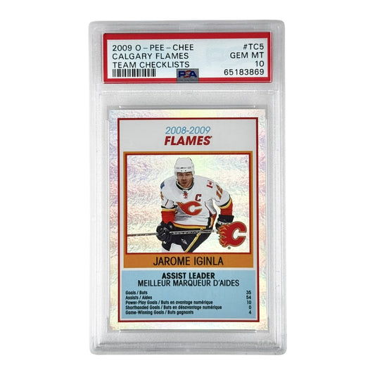 Calgary Flames 2009 O-Pee-Chee #TC5 PSA 10