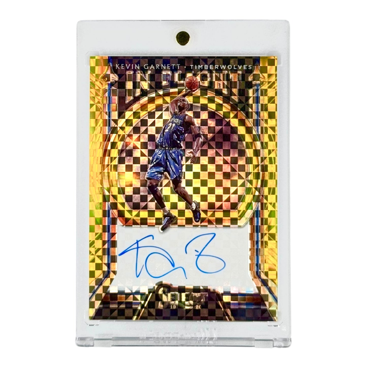 Kevin Garnett 2019-20 Select In Flight Auto Gold 08/10 #IF-KGA