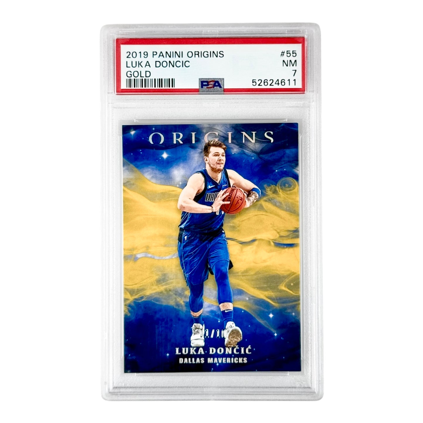 Luka Doncic 2019-20 Origins Gold 01/10 #55 PSA 10