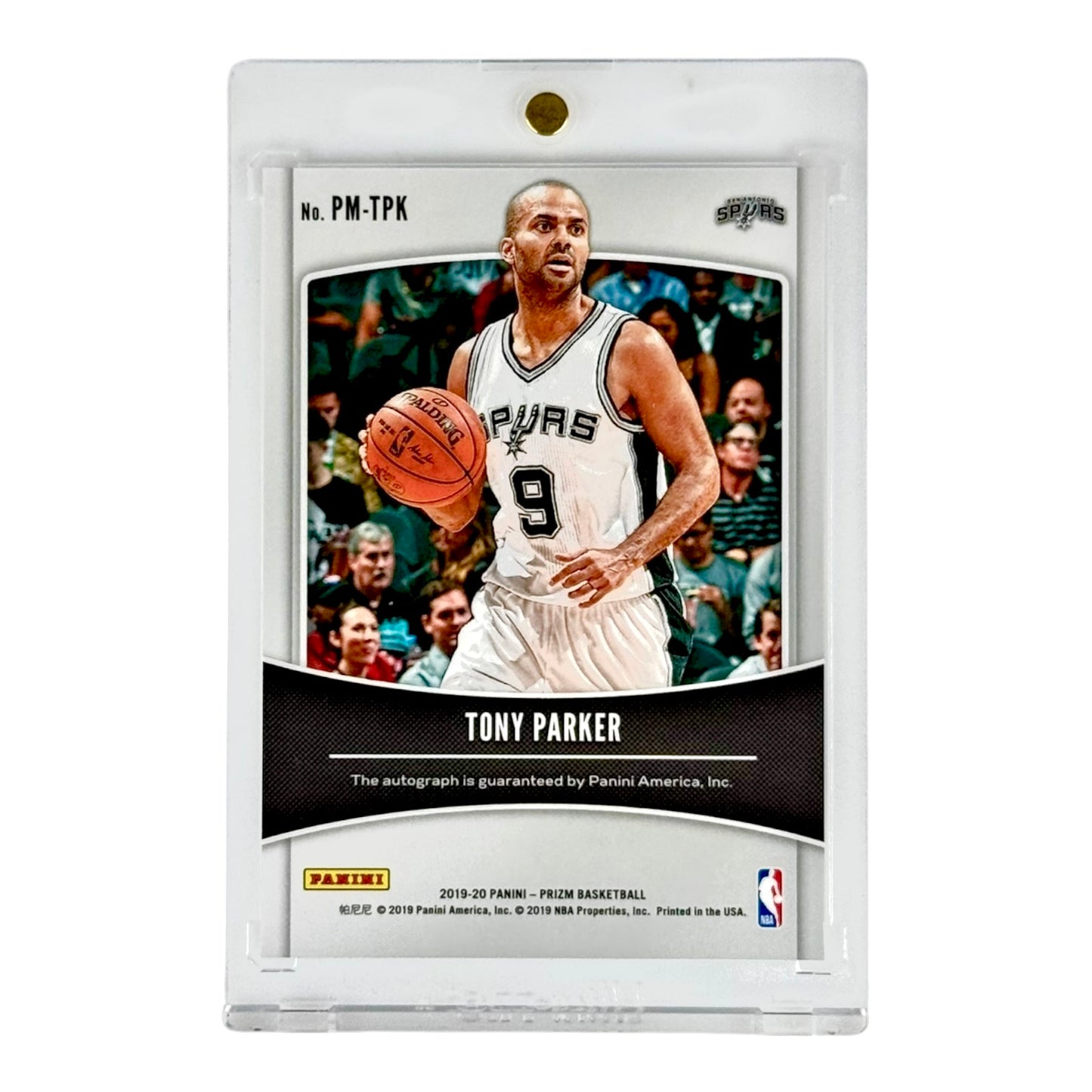 Tony Parker 2019-20 Prizm Penmanship Auto #PM-TPK