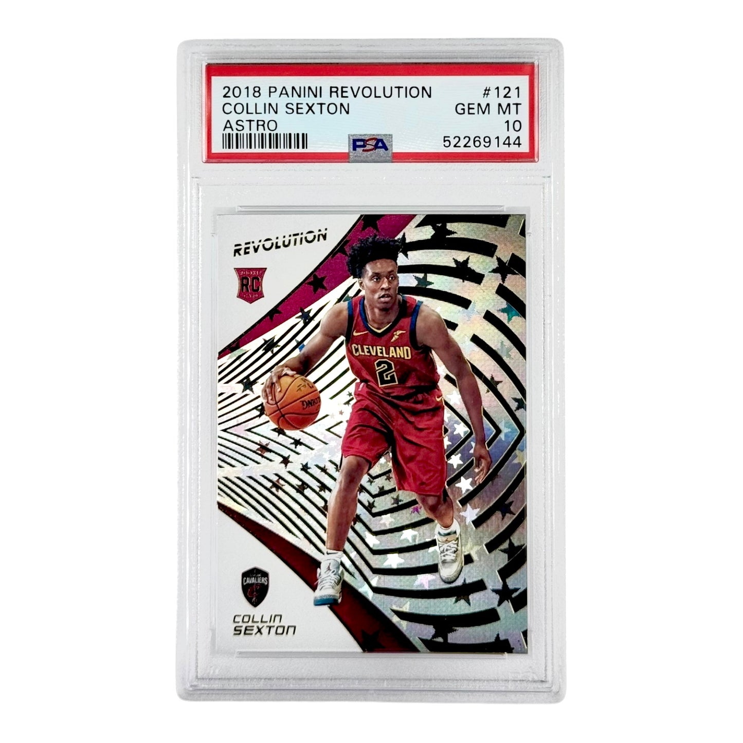 Collin Sexton 2018-19 Panini Revolution Astro Rookie RC #121 PSA 10