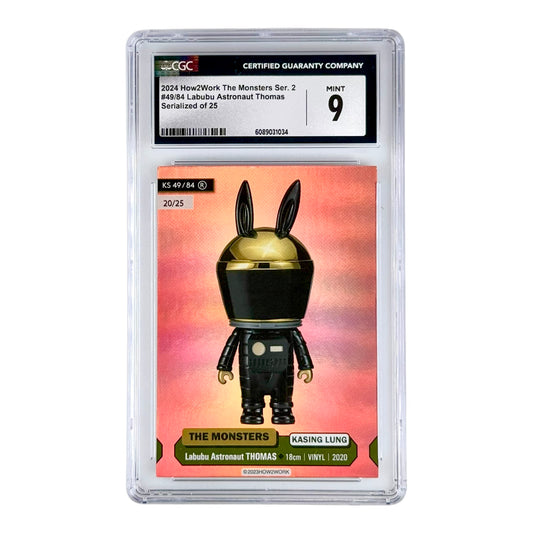 Labubu 2024 How2work The Monsters Series 2 Trading Card 20/25 #49 CGC 9