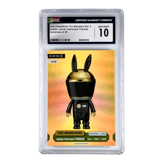 Labubu 2024 How2work The Monsters Series 2 Trading Card 9/49 #49 CGC 10