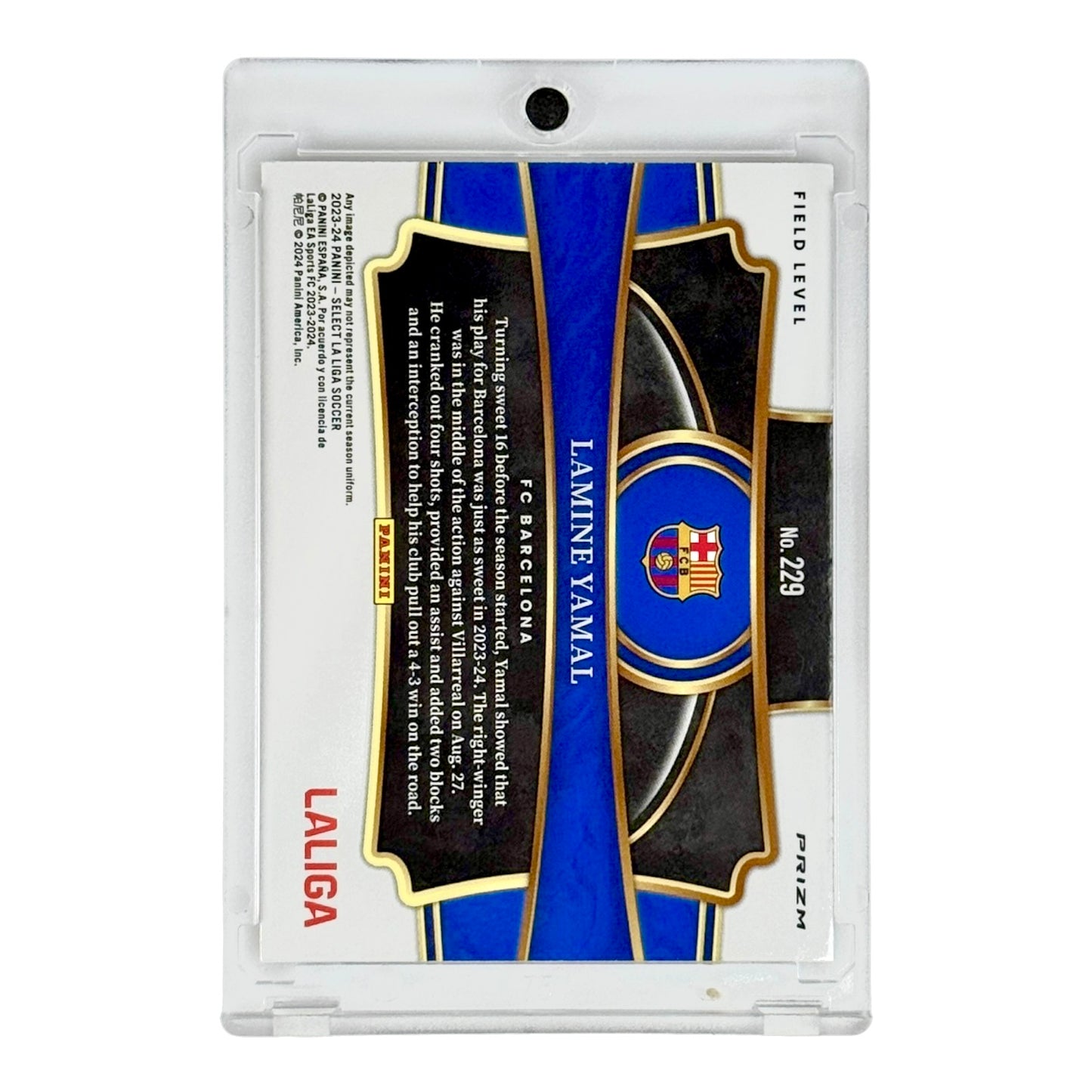 Lamine Yamal 2023-24 Select La Liga Soccer Rookie RC Silver #229