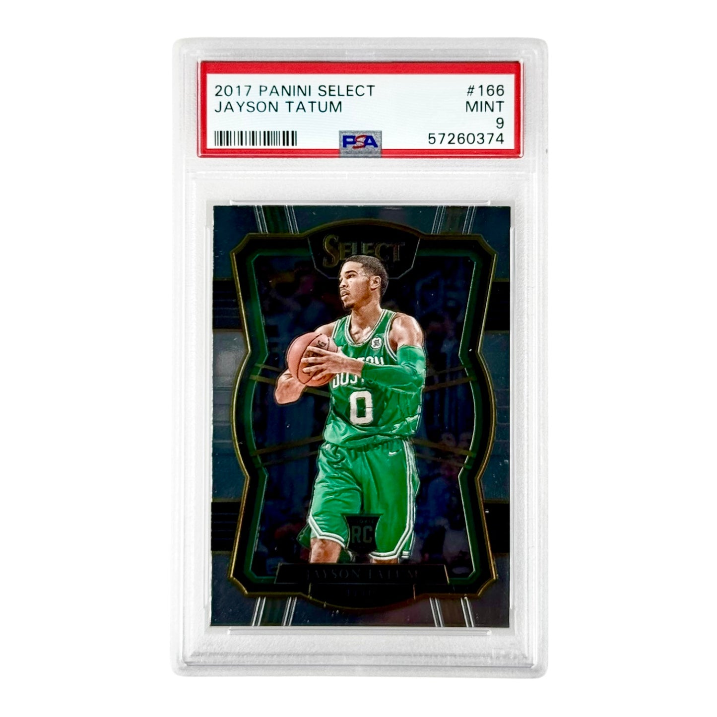 Jayson Tatum 2017-18 Select Rookie RC #166 PSA 9
