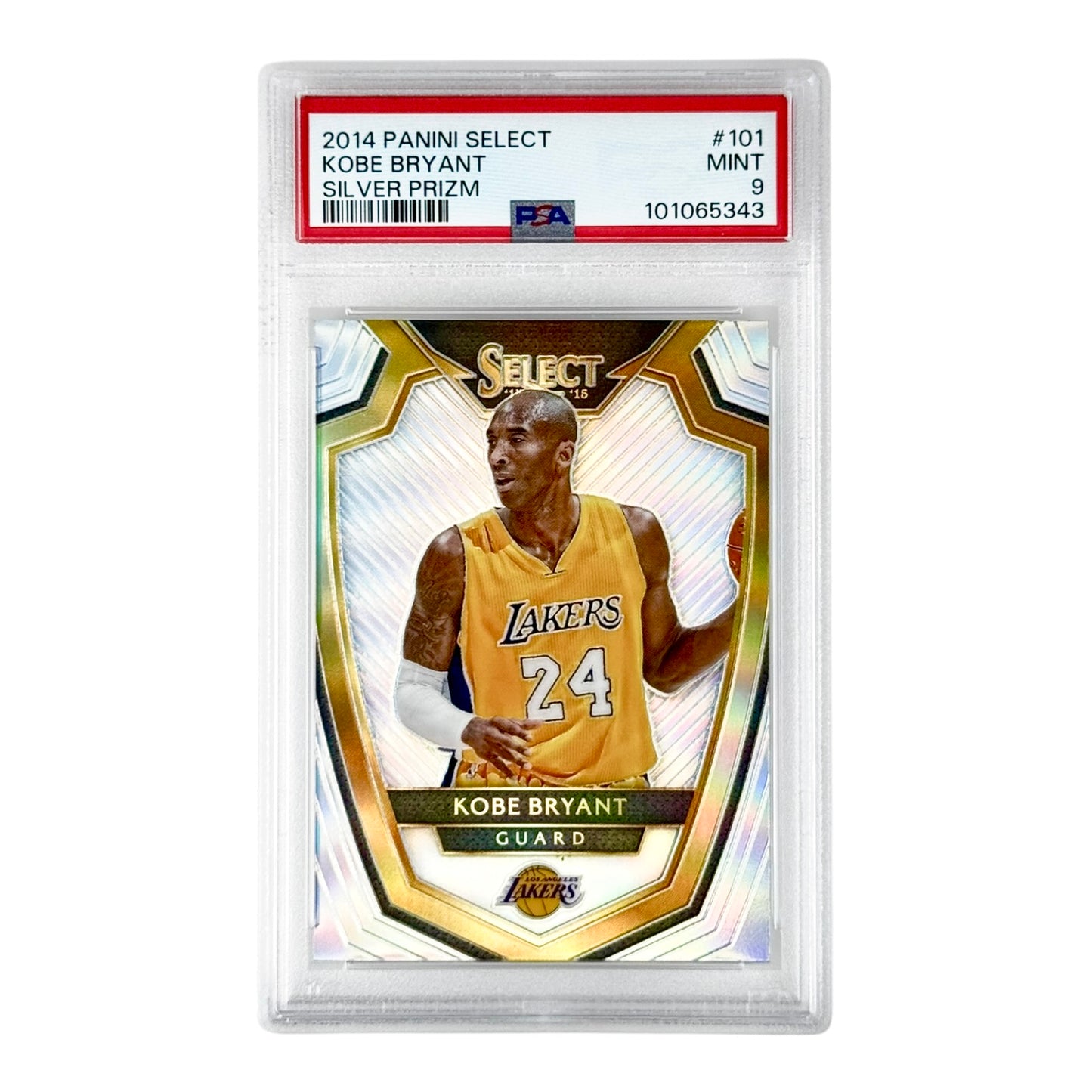 Kobe Bryant 2014-15 Select Silver Prizm #101 PSA 9
