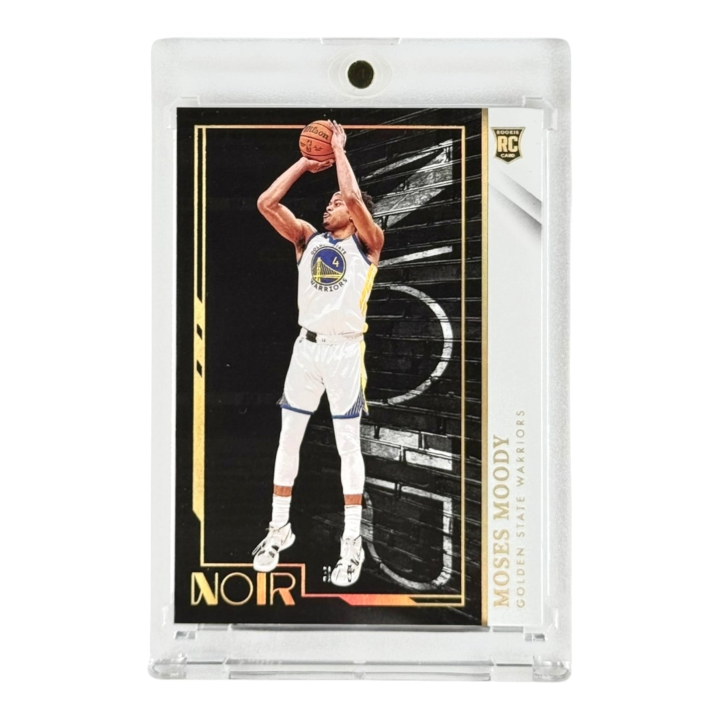 Moses Moody 2021-22 Noir Framed Association Edition 3/5 Rookie RC #155