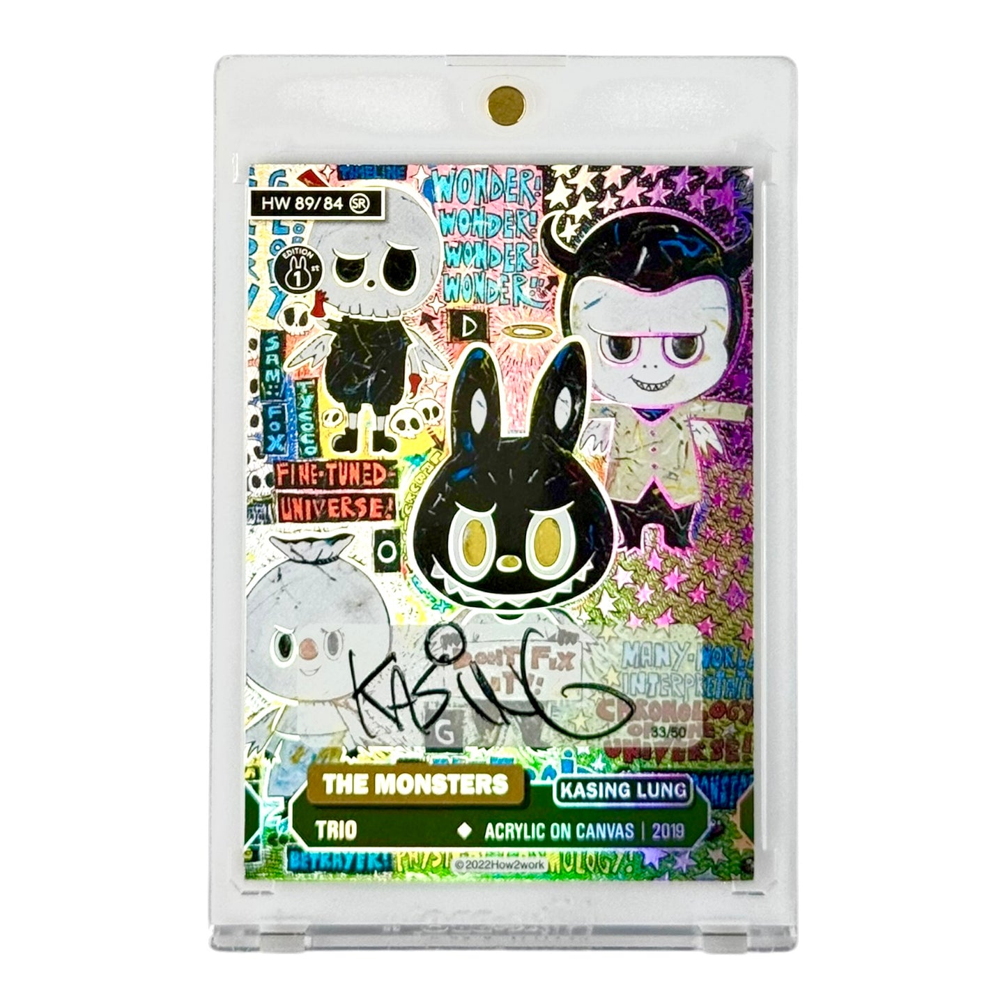 Labubu 2023 How2work The Series 1 Auto 33/50 #89