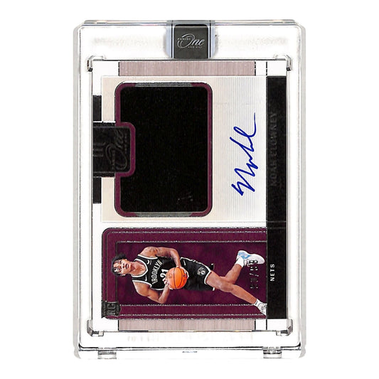 Noah Clowney 2023-24 One & One Jersey Auto 90/99 Rookie RC #PRJ-NCW