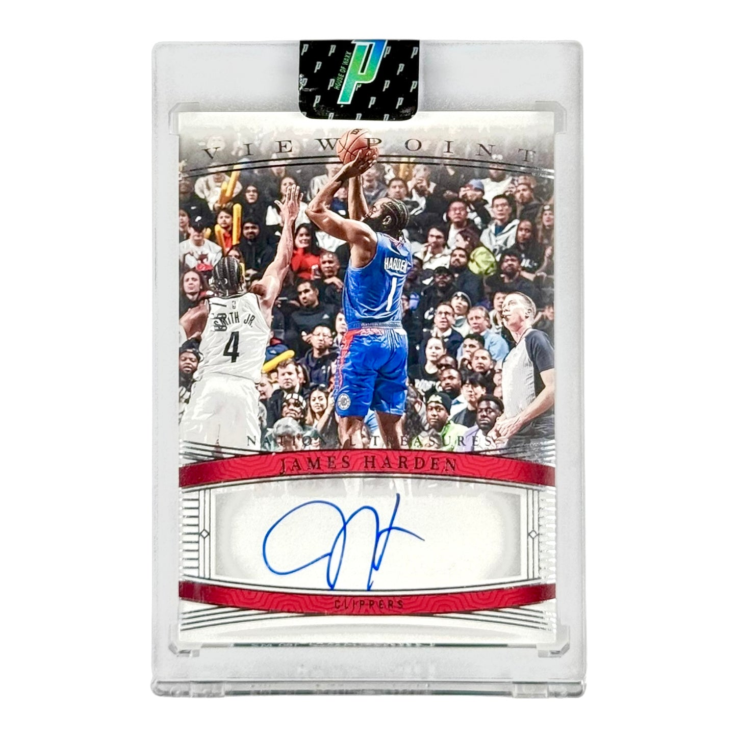 James Harden 2023-24 National Treasures Viewpoint Auto 06/25 #VS-JHA