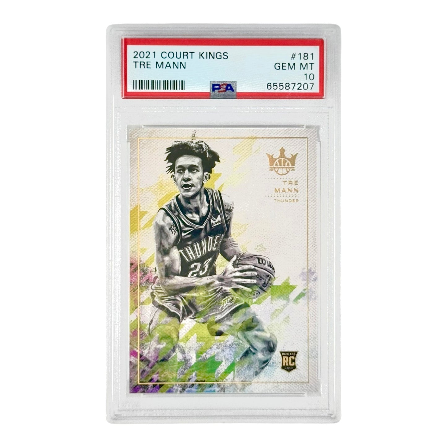 Tre Mann 2021-22 Court Kings Rookie RC Level 4 #181 PSA 10